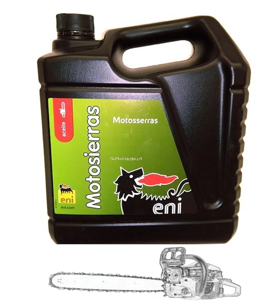 Aceite Eni - Agip Para Motosierras. Cadenas 5L. ( 40 - 50 )