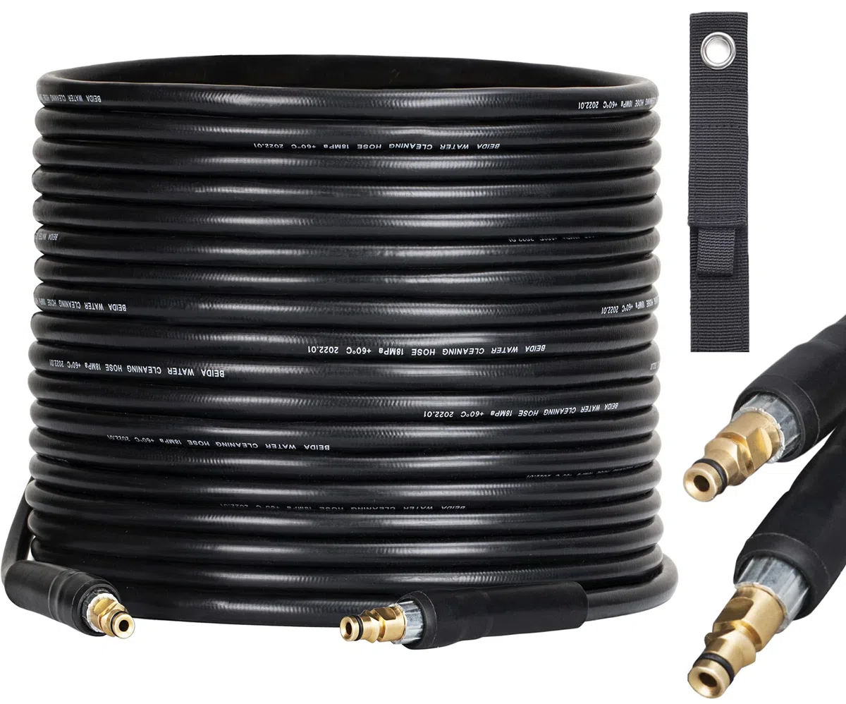 6M Manguera de Repuesto de alta presión para Kärcher K2 K3 K4 K5 K6 K7, Manguera de Extensión para Lavado a Chorro con Sistema de Conexión Rápida, Accesorio para Hidrolimpiadoras Karcher