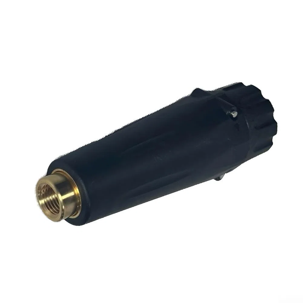 Boquilla de espuma de nieve eficiente para lavadora de alta presión, lanza de espuma de núcleo de metal para limpieza de automóviles, distribución uniforme, azul (negro)