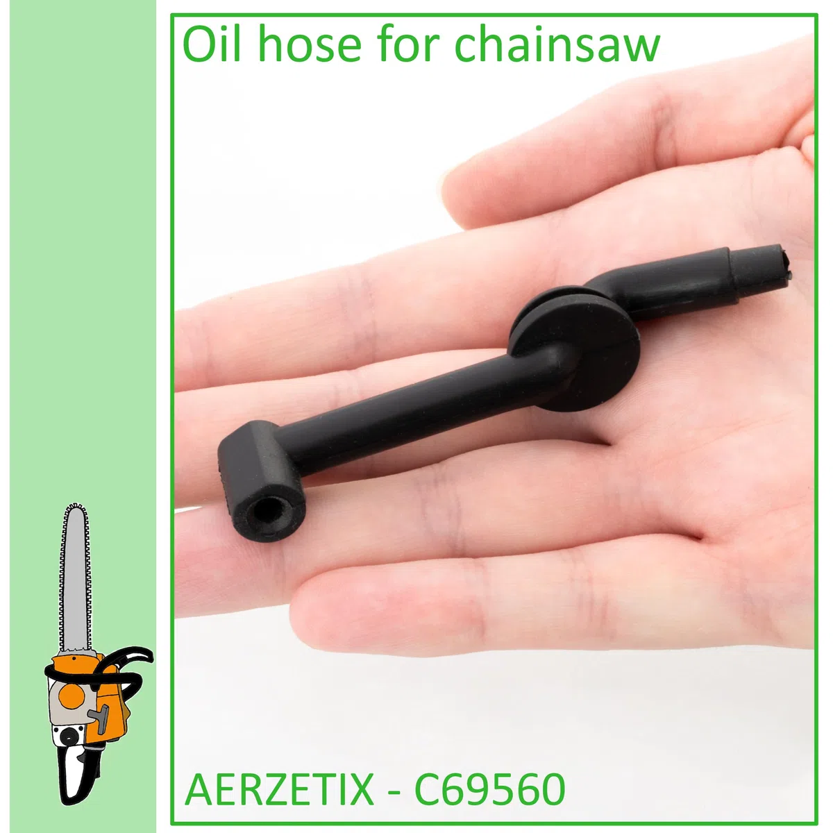 AERZETIX - C69560 - Tubo/manguera de aceite para motosierra - compatible con DOLMAR 109 110 111 115 Makita DCS 430 DCS 520