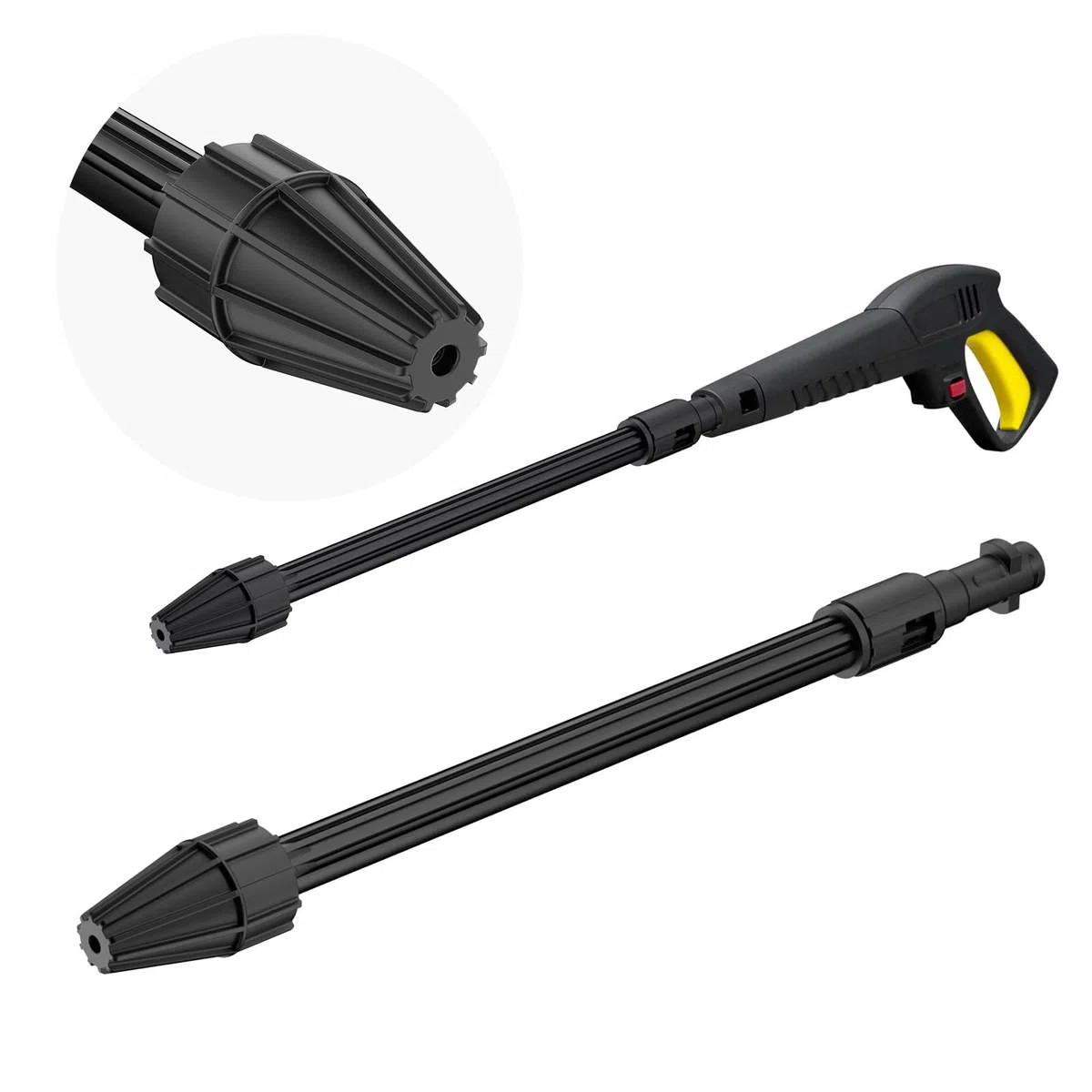 OHAYORI 160 bares Dirt Blaster para Karcher, Lanza rociadora para Lavadora a Presión Lavor/Parkside, Boquilla de Extensión Turbo para Karcher K2 K3 K4 K5 K7 Accesorios de Lavadora a Presión