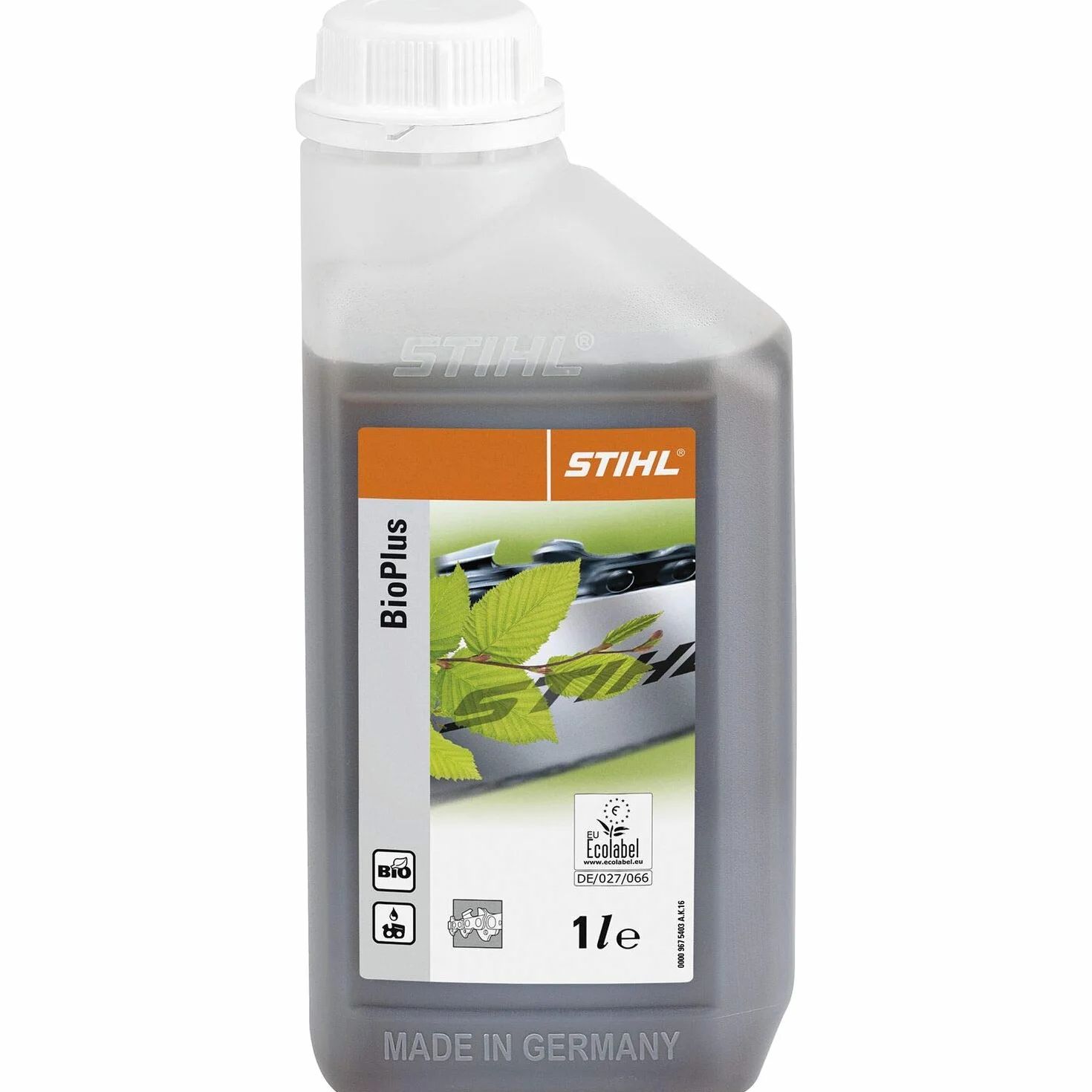 Stihl 7815163001 bio Plus para sierras mecánicas, 1 litro.