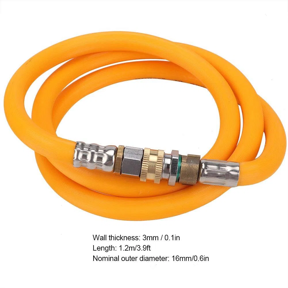 Manguera de alta presión DN6, tubo de lavado con conexión rápida, resistente hasta 300 bar, fácil instalación sin herramientas, duradero para pulverizador a motor y accesorios de limpieza