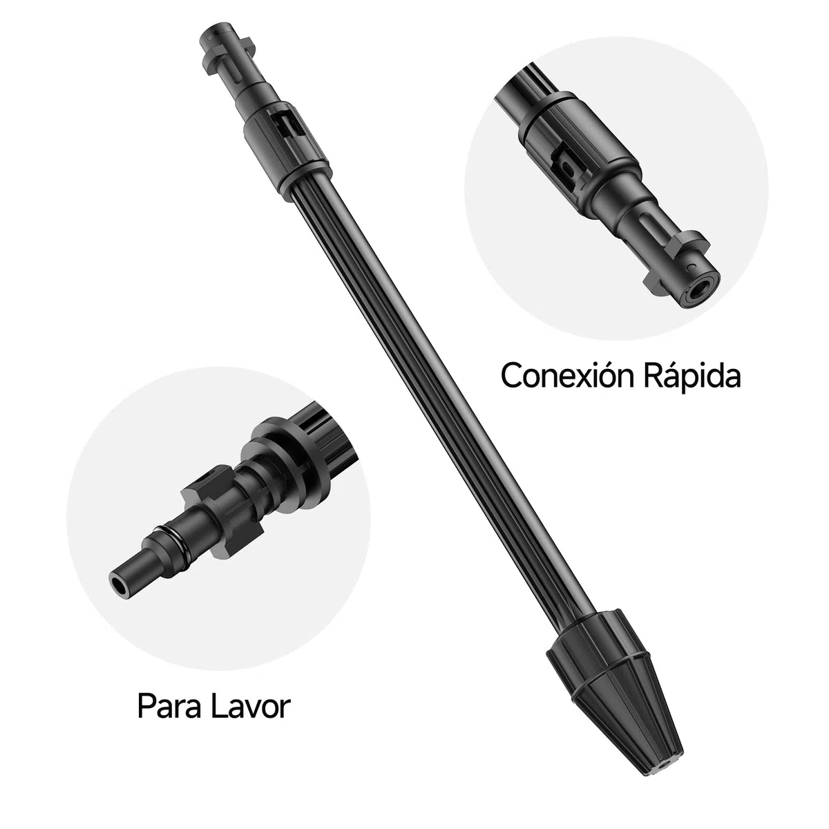 OHAYORI 160 bares Dirt Blaster para Karcher, Lanza rociadora para Lavadora a Presión Lavor/Parkside, Boquilla de Extensión Turbo para Karcher K2 K3 K4 K5 K7 Accesorios de Lavadora a Presión