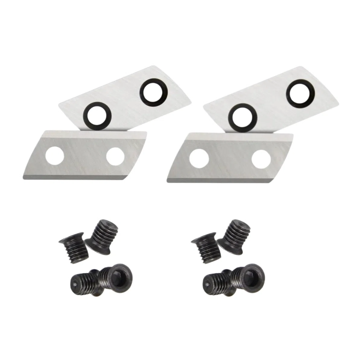 Genérico 2 Pares Cuchilla De Trituradora Jardín, Cuchillas De Repuesto Compatibles con GH-KS 2440 GC-KS 2540 BG-KS 2040 CJ601E, Cuchillas De Astilladora para Biotrituradora