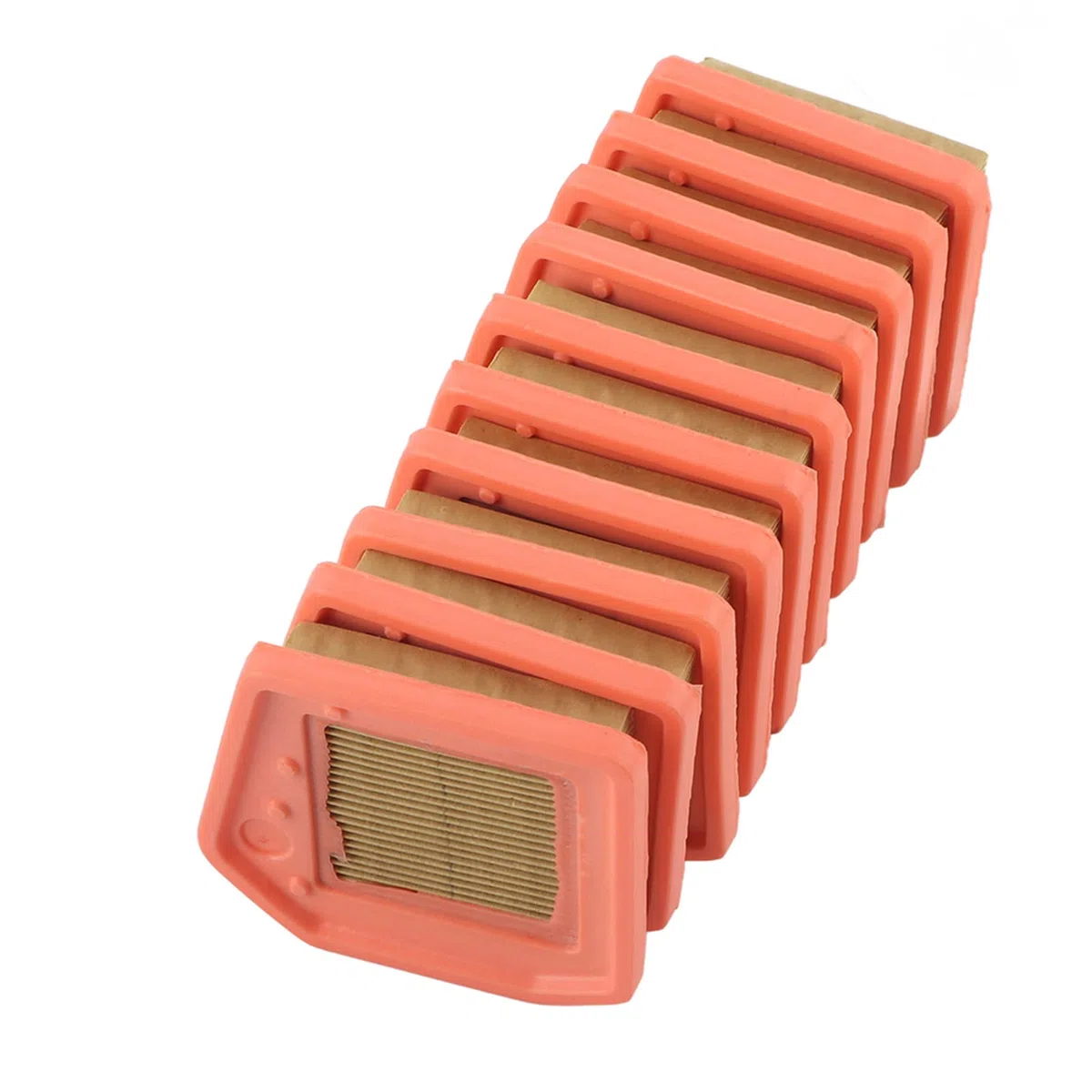 Aramox Limpiador de Filtro de Aire Paquete de 10 Reemplazo del Mercado de Accesorios 8,8 X 7,7 X 2 Cm Fácil Instalación Buenas Condiciones de Trabajo para Usuarios de Recortadoras FS240 FS260 FS360